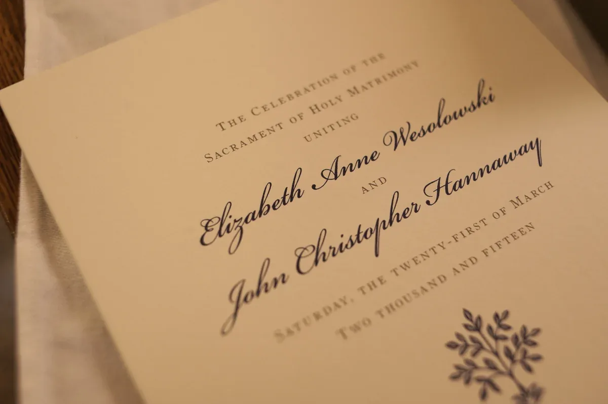 Liz & John wedding